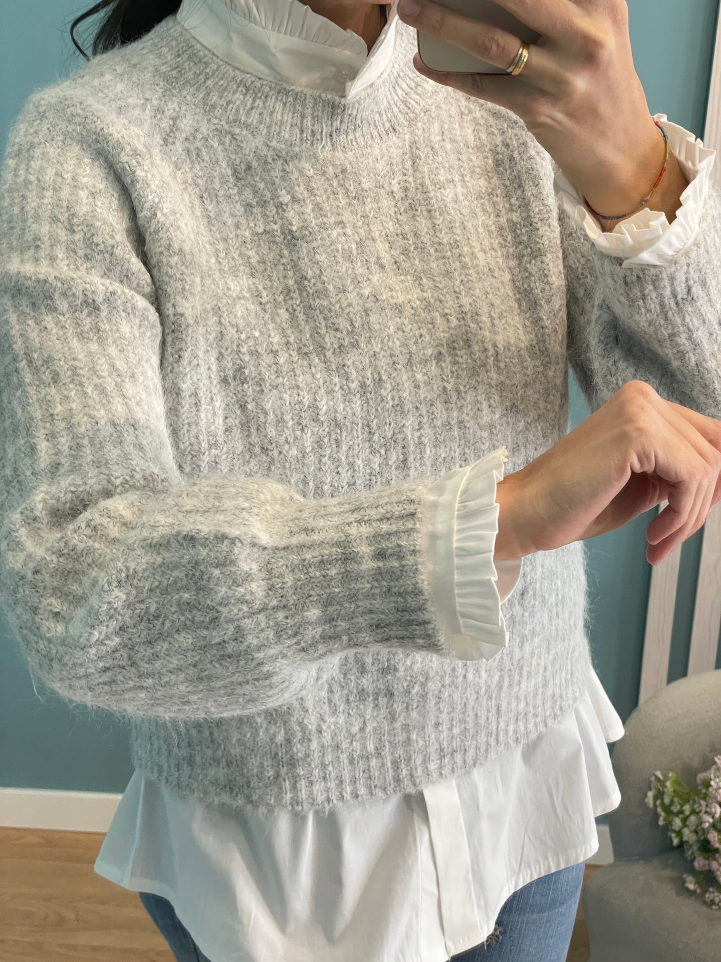 Greta gray sweater