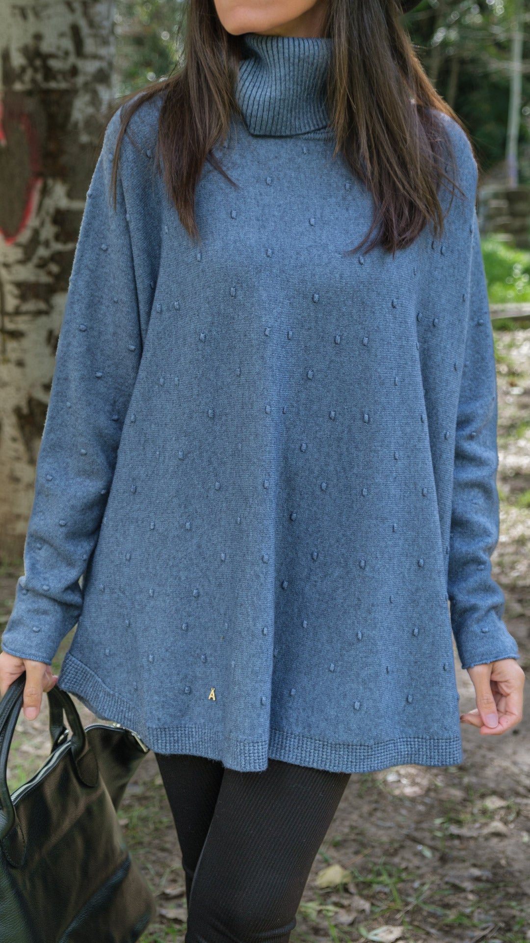 Úrsula NECK sweater blue